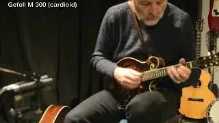 part 4  mic comparison on mandolin - small condensers cardioid/hyper