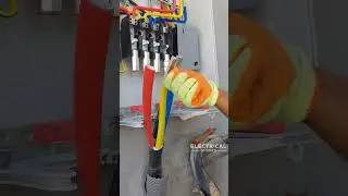 electrical works ||185mm cable termination #electricalworks #cableinstallation