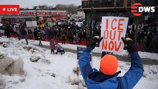 LIVE: Shocking Minneapolis Demonstration Over ICE Killing Sparks National Outrage| DWS News | AC14