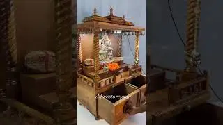 Wooden Home Temple & Puja Mandir | DDASSMANDAP111 | ddassstore.com