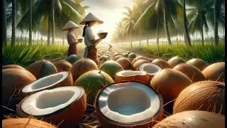 Discovering the Hidden Processes in Mass Coconut Production - Coconut Processing At The Factory