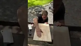 Deep fried cutting board  #howto #chef #diy #woodworking