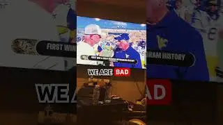 West Virginia Fan reaction to Pathetic loss to UCF #collegefootball #wvufootball #ucffootball