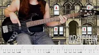 Kashmir - Led Zeppelin (bass cover & tab) - (Only bass & drums) Backing track