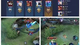 Gameplay Brody Mobile Legends | Mabar Full Team Squad MNSI x JSMN | 1% HP Trobos