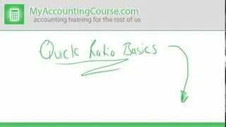 Quick Ratio | Acid Test Analysis | Formula | Example - My Accounting Course