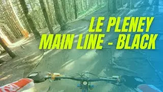 Le Pleney Main Line - Full Run - Morzine Black Trail - POV