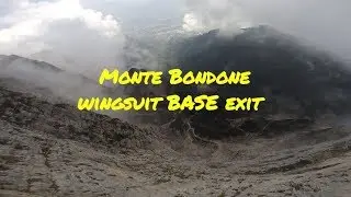 Monte Bondone. Wingsuit BASE jump