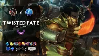 Twisted Fate Mid vs Anivia - EUW Master Patch 12.17