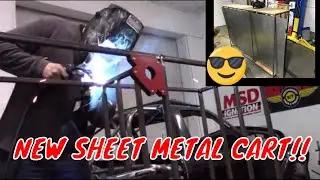 Sheet metal cart build