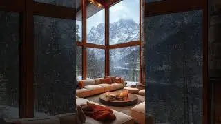 Relax, cozy and quiet  #relax #healingatmosphere #peaceful #cozy #snowfallambiance