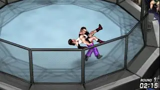Fire Pro Wrestling World: Gruesome Fighting Match: Lester Barkley vs Tifa Lockhart