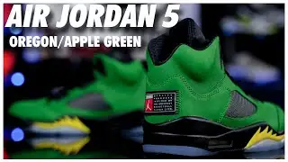 Air Jordan 5 Oregon / Apple Green