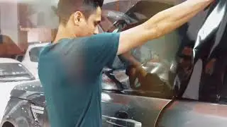 Window Film installation
