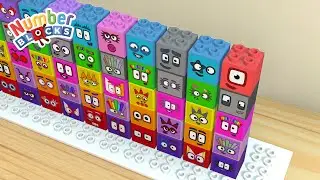 Learn Numbers with Numberblocks Cube Adventure 1 to 100 Lego | Easy Super Fun Math for Kids! 🚀