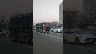 New yutong electric bus in Tianjin, China #bus #publictransport #transport #yutongbus #yutong