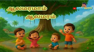 ஆலமரம் பாடல் | Tamil Kids Tree Song 🌳 Aalamaram Paadal | Nature Song for Children | 3D Animation
