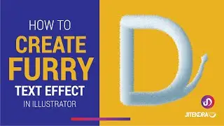 How to Create Realistic 3D Fur Effect in Adobe Illustrator – Advance Tutorial 🎨✨ 