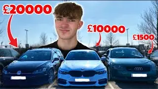 Соревнование спортивных автомобилей стоимостью 1500 фунтов стерлингов против 10000 фунтов стерлин...