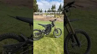 Can we get to 150 subscribers by the end of the month? #viral #electricvehicle #surron #subscribe ￼