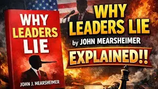 Why Leaders Lie by John Mearsheimer 📖 EXPLAINED!!