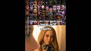 Megan vs Fnaf #fivenightsatfreddys #m3gan #wisedit #fnaf #fnafsecuritybreach