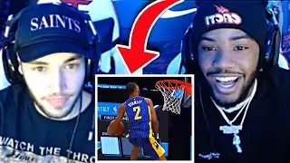 Adin Ross & NBA Player Cassius Stanley React To His NBA Dunk Contest!