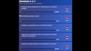 Parte 2 de las misiones de la Semana 6-7 de Fortnite Capítulo 7 Temporada 1