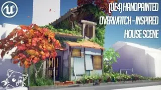 (UE4) Handpainted, Overwatch-Inspired Japanese House