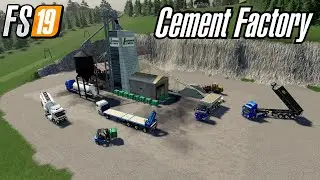 FS19 BUILD A CEMENT FACTORY + NEW MAN SEMI TRUCKS WALCHEN TP MAP FARMING SIMULATOR MODS