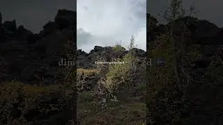 Dimmuborgir 🌋 Lava formations & troll legends 📸 #Iceland #Dimmuborgir #Nature