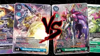 MetalgarurumonX vs Bloomlordmon (Digimon TCG BT14)