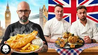 British Chefs Judge My Fish & Chips (ft. Fallow) | With Babish