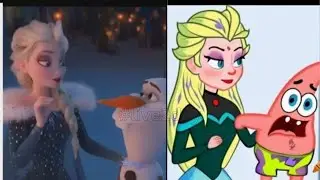 Elsa Frozen - Face Her Biggest Fear - funny Drawing memes -Try not To laugh 😂 #frozen2  #live2day