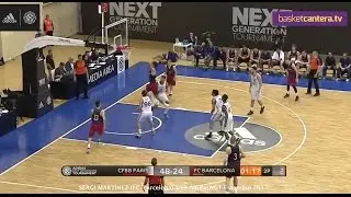Espectacular Mate de SERGI MART&Iacute;NEZ (FC.Barcelona) Final-8 AdidasNGT-Euroliga Estambul 2017