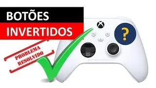 CONTROLE INVERTIDO E BOT&Otilde;ES TROCADOS