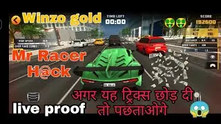 Winzo gold bazzi || Mr Racer H@ck trick automatically score || mr racer score kaise banaye...😱