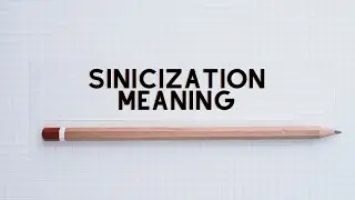 Sinicization Meaning | Word pronounce | English Speaking Practice | English | WordsClasses