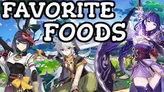 All Electro Characters Favourite Food (Including Baal & Sara) | Genshin Impact