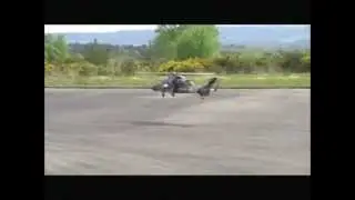 Hélicoptères Tigre et Caracal radiocommandés lors du Maquettes Show