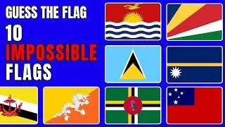 Impossible Flag Quiz 😱 | Can You Guess These Rare Country Flags?  Extreme!!