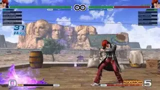 THE KING OF FIGHTERS XIV - Iori midscreen 4 bar combo