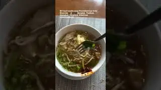 DIY beef noodle soup Pho@Chatrium Hotel Riverside😁@ 🇹🇭#bangkok, , #thaifood, #chatriumhotel