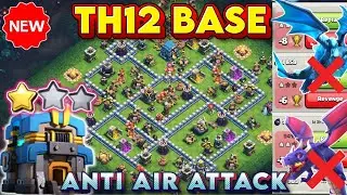 TOP-10 BEST TH12 FARMING BASE WITH LINKS + REPLAY || TH12 FARM BASE ANTI LOOT|| TH12 ANTI 3 STAR