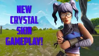 CRYSTAL SKIN GAMEPLAY! (Fortnite Battle Royale)