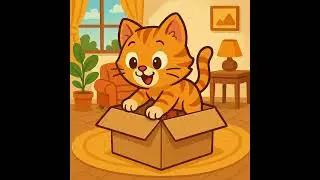 Kitten&rsquo;s Cardboard Space Adventure ✨📦 #cute #cat #sad  #kitten