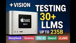 Mac Studio & LLMs: 30+ Models (DeepSeek, Gemma, Llama 4, Phi4, Qwen3 235B) - Performance Test!