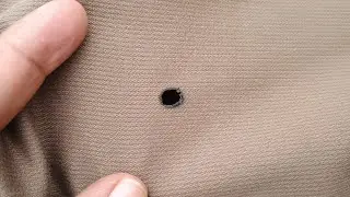 DIY Pants Repair | Fix Cigarette Burn Holes at Home 