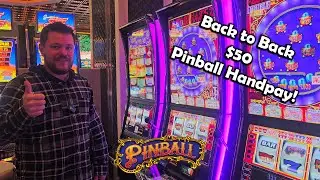 When $50 Pinball Gives Us Back To Back Bonus Jackpot! & Some Top Dollar