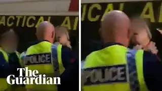 Teen says Greater Manchester police officer throttled him. This is what his friend filmed